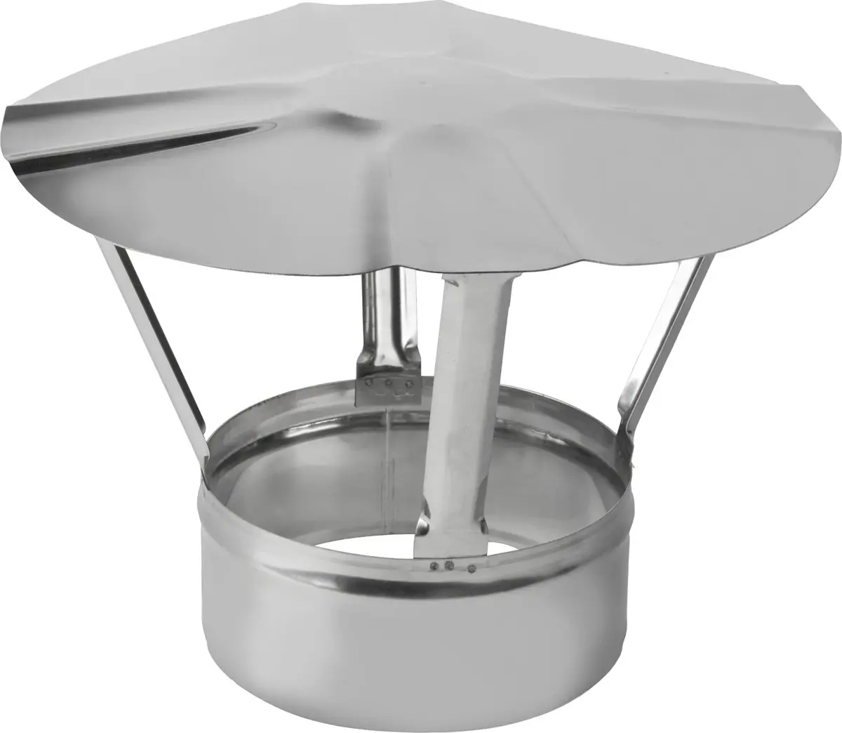 Regenkap RVS 316L Ø 125mm