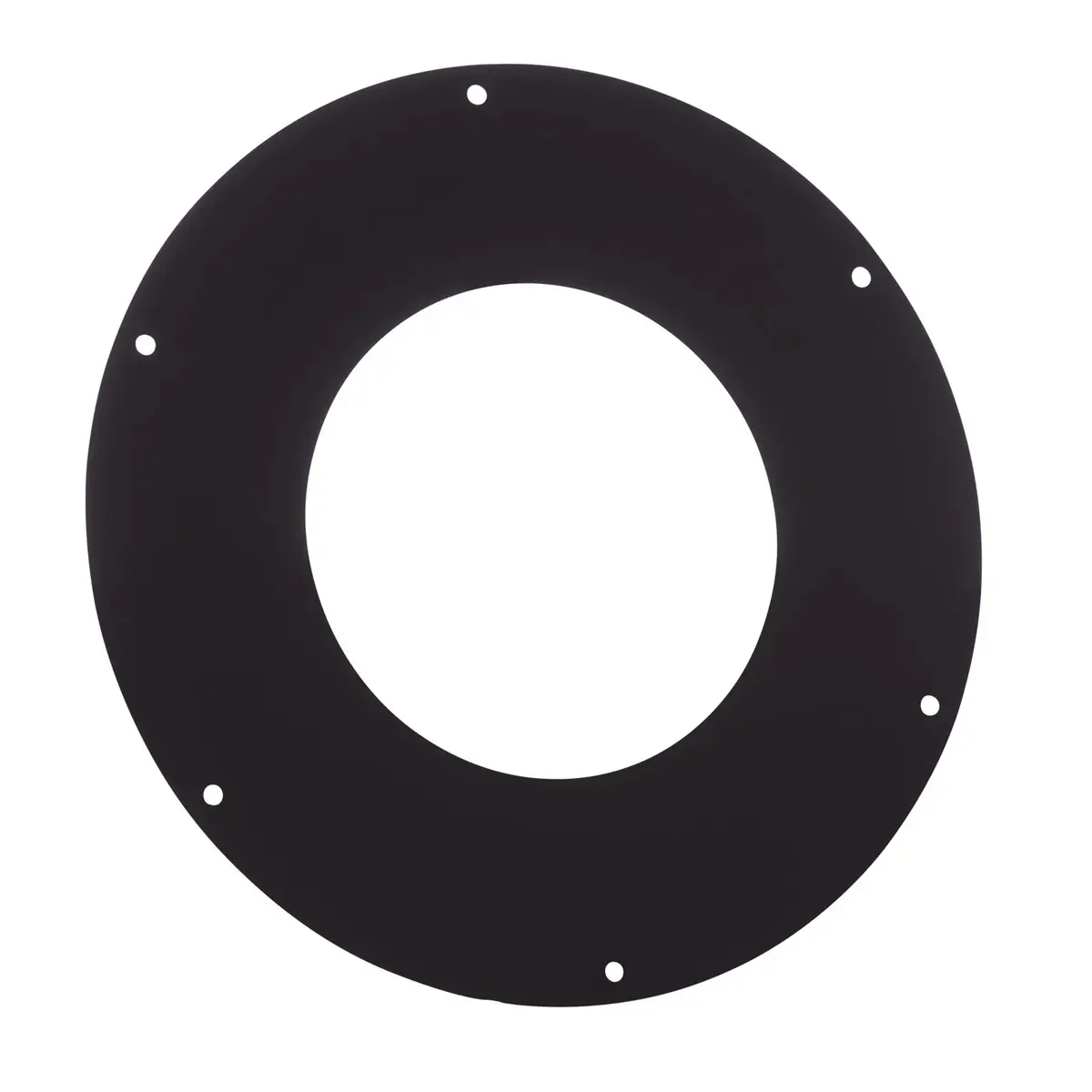 Rozet Ø 150 Zwart 1mm