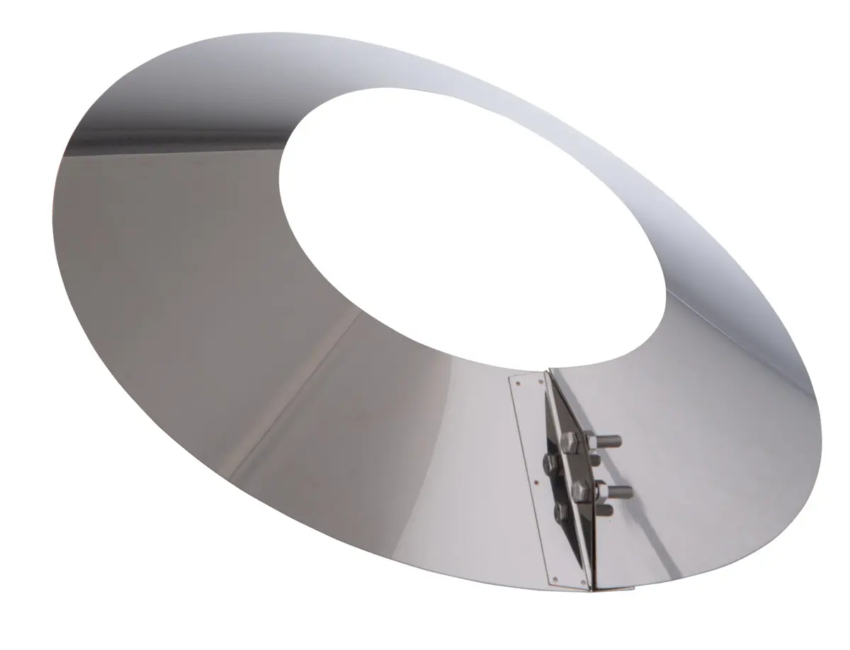 Stormkraag Ø 200mm 0,5mm RVS