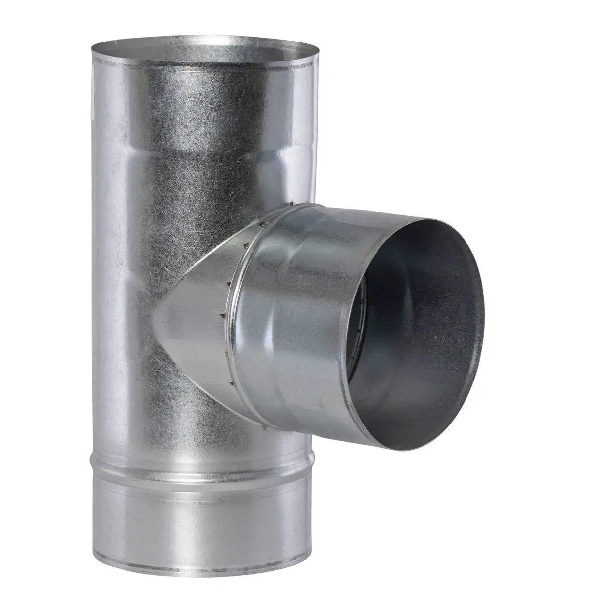 T-stuk gegalvaniseerd 120mm 90˚