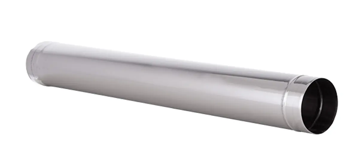 RVS kachelpijpen / Recht / 130