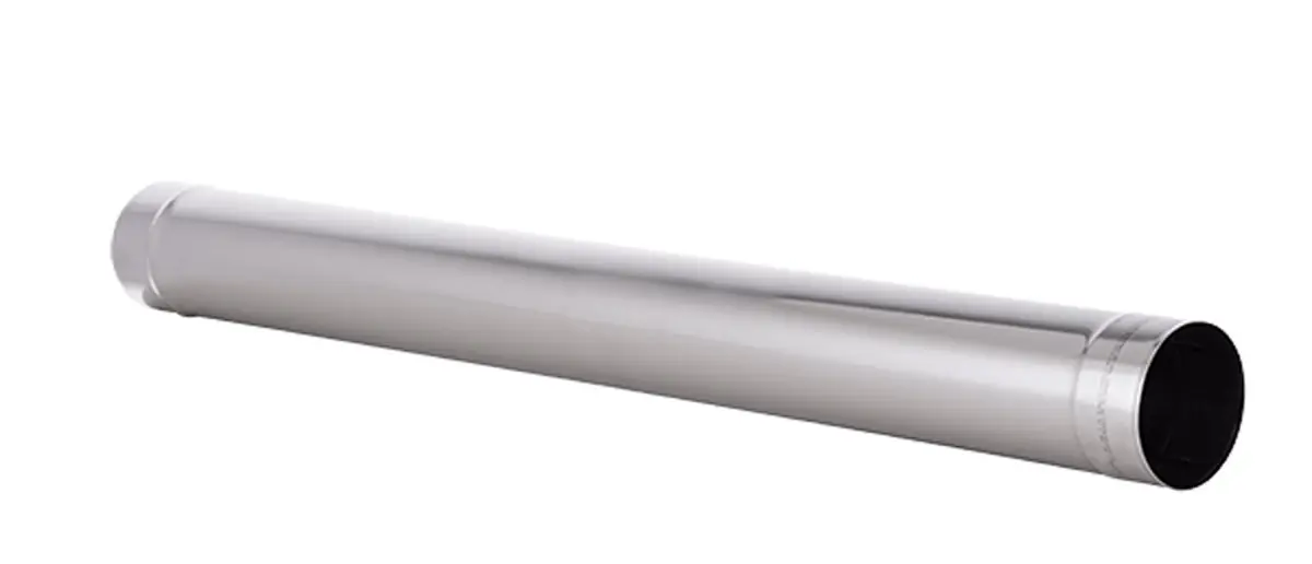 RVS kachelpijpen / Recht / 80