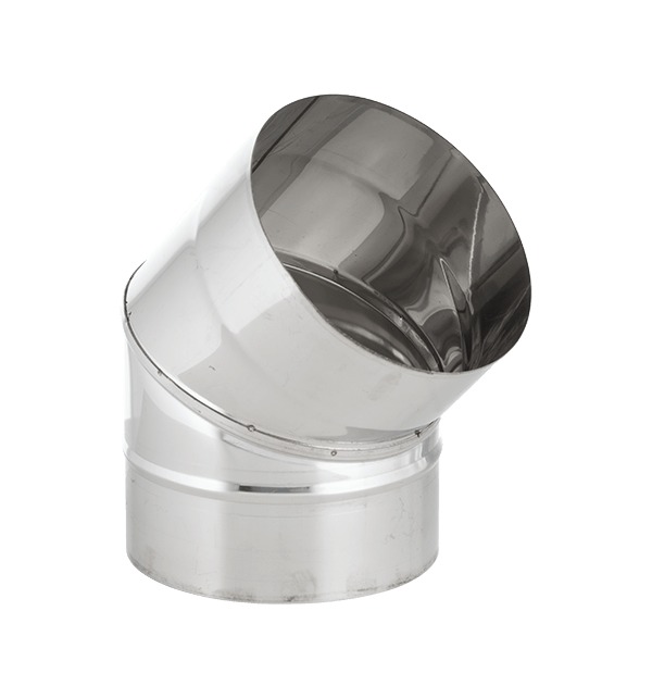 EW Bocht 45° RVS 316L Ø200mm