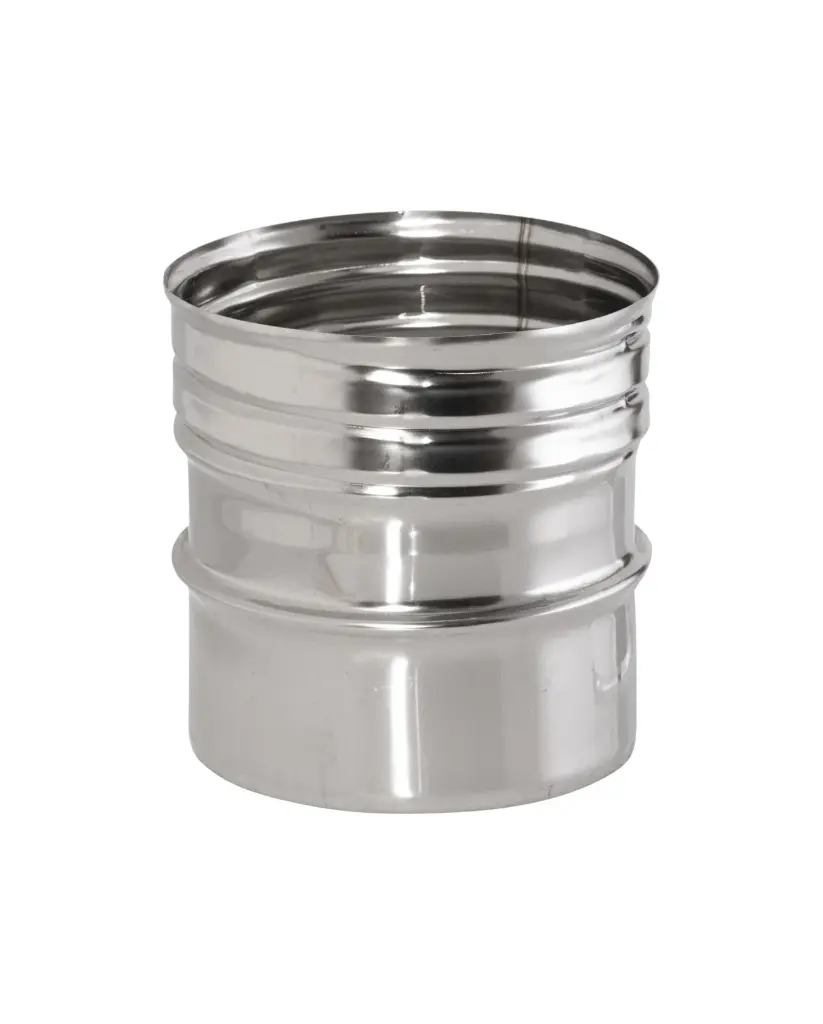 Ø100 Enkelwandig naar flexibel schroef