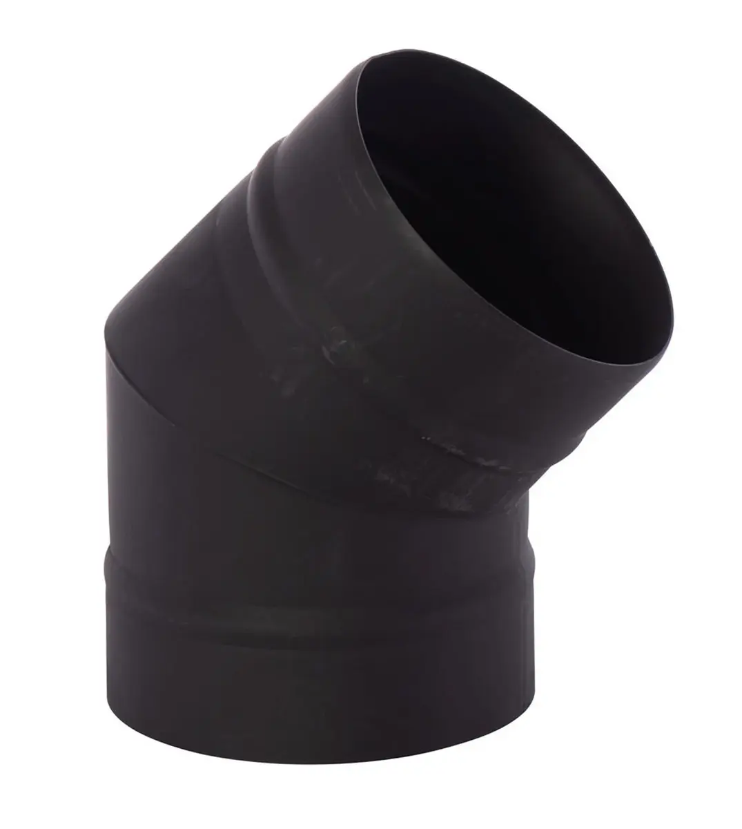 [501319] Bocht 45˚ Zwart 1mm 150mm