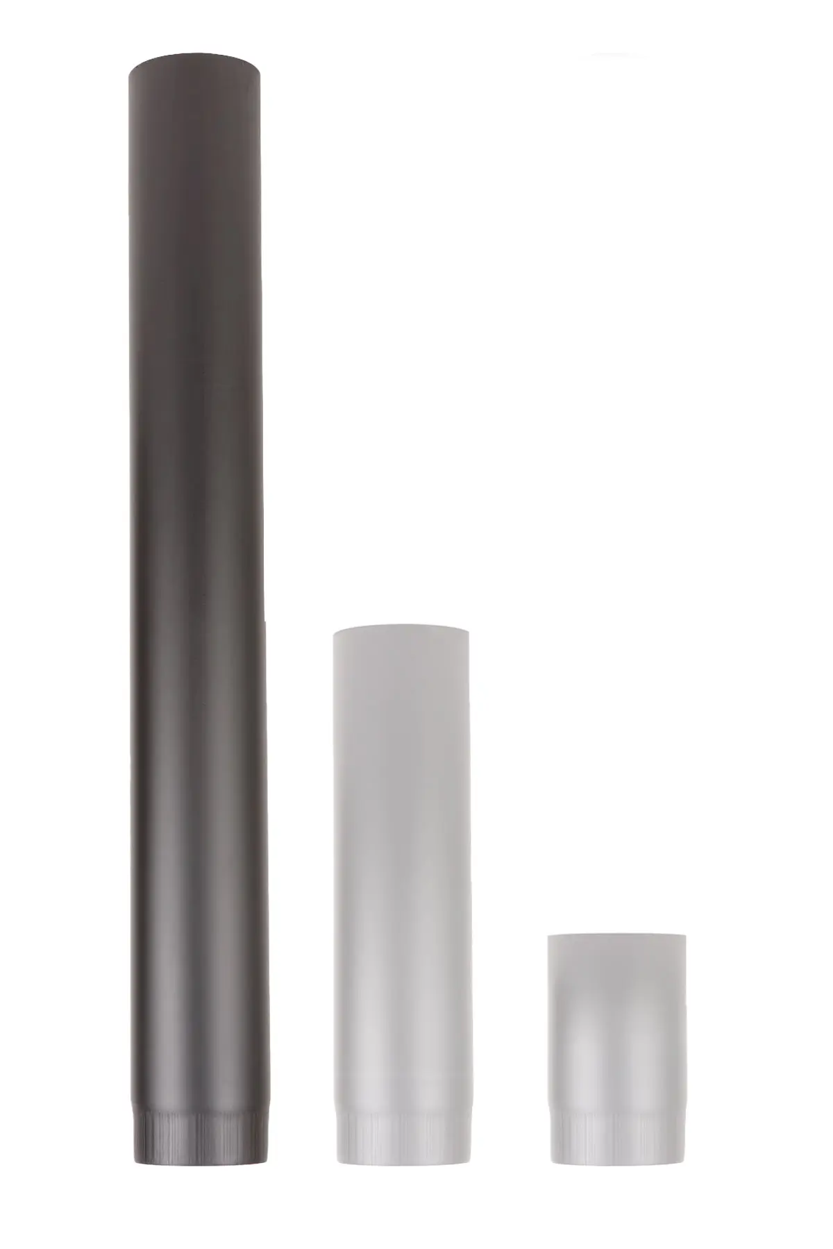 Dikwandige kachelpijpen 2mm staal / Recht / 160