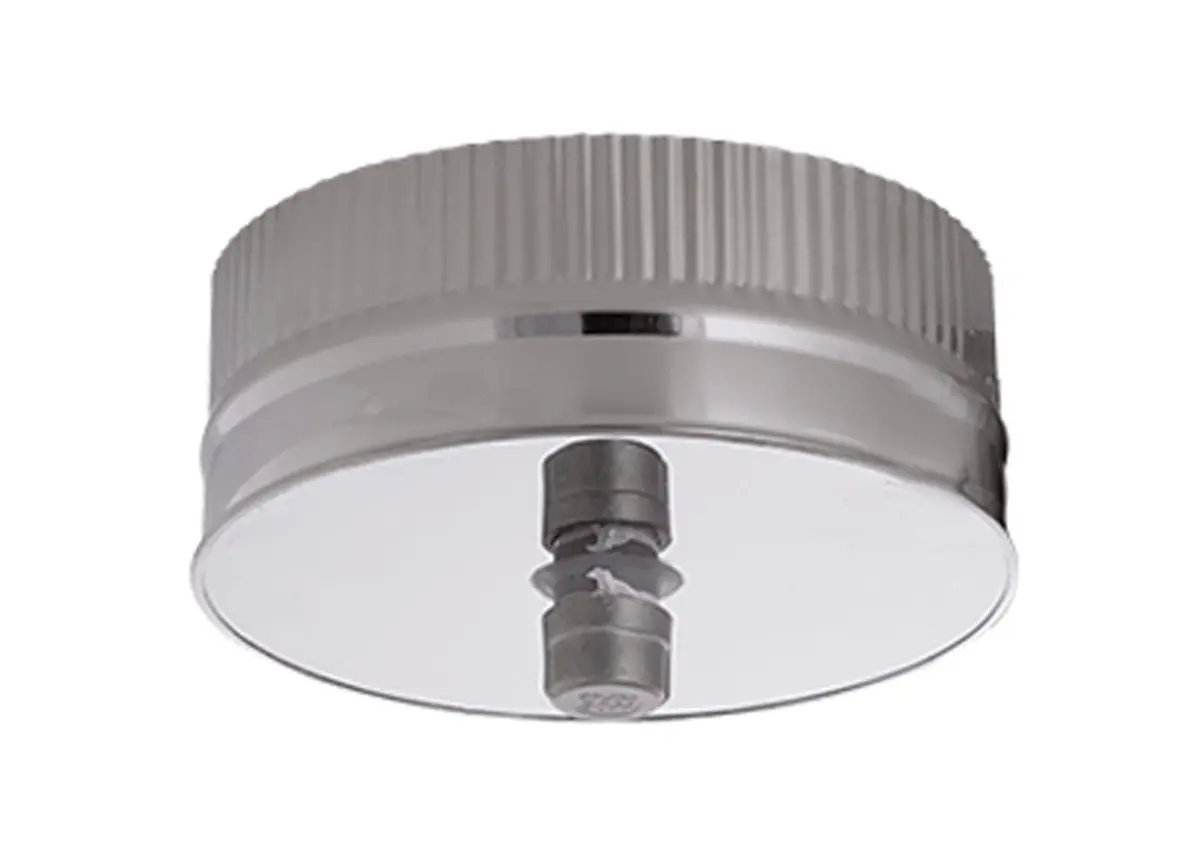 [501007] Einddop met condensafvoer Ø 200mm 0,5mm RVS