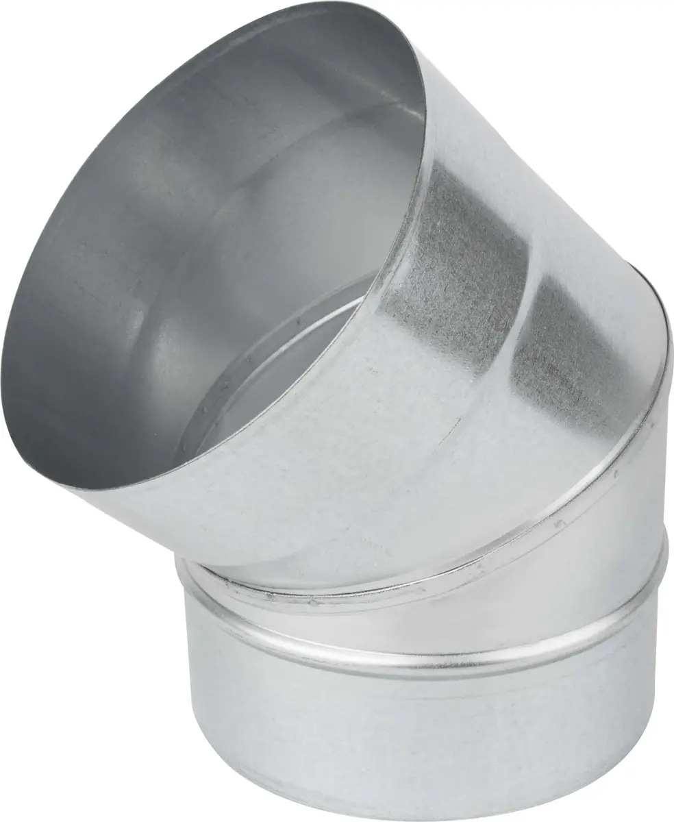 Gegalvaniseerde Kachelpijpen / Bocht / 150