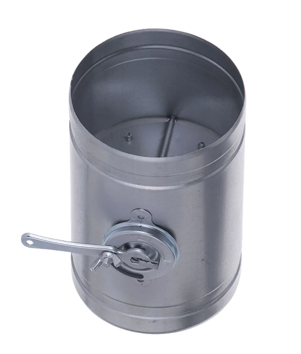 [501275] Gegalvaniseerde Smoorklep met hendel Ø 110mm 0,5mm