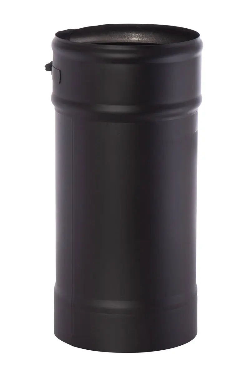 [501316] Kachelpijp 500mm Ø 150 1mm zwart