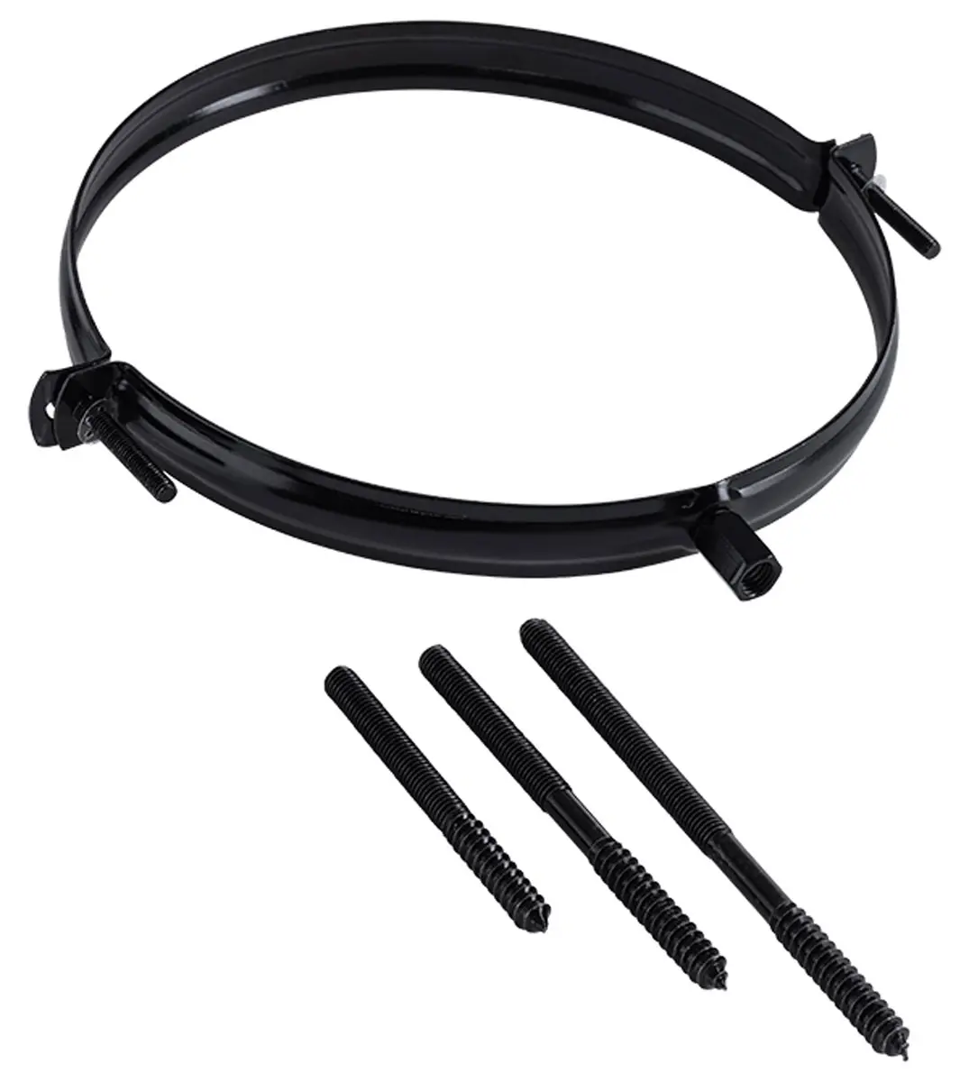 [501047] Muurbeugel Ø 180 zwart