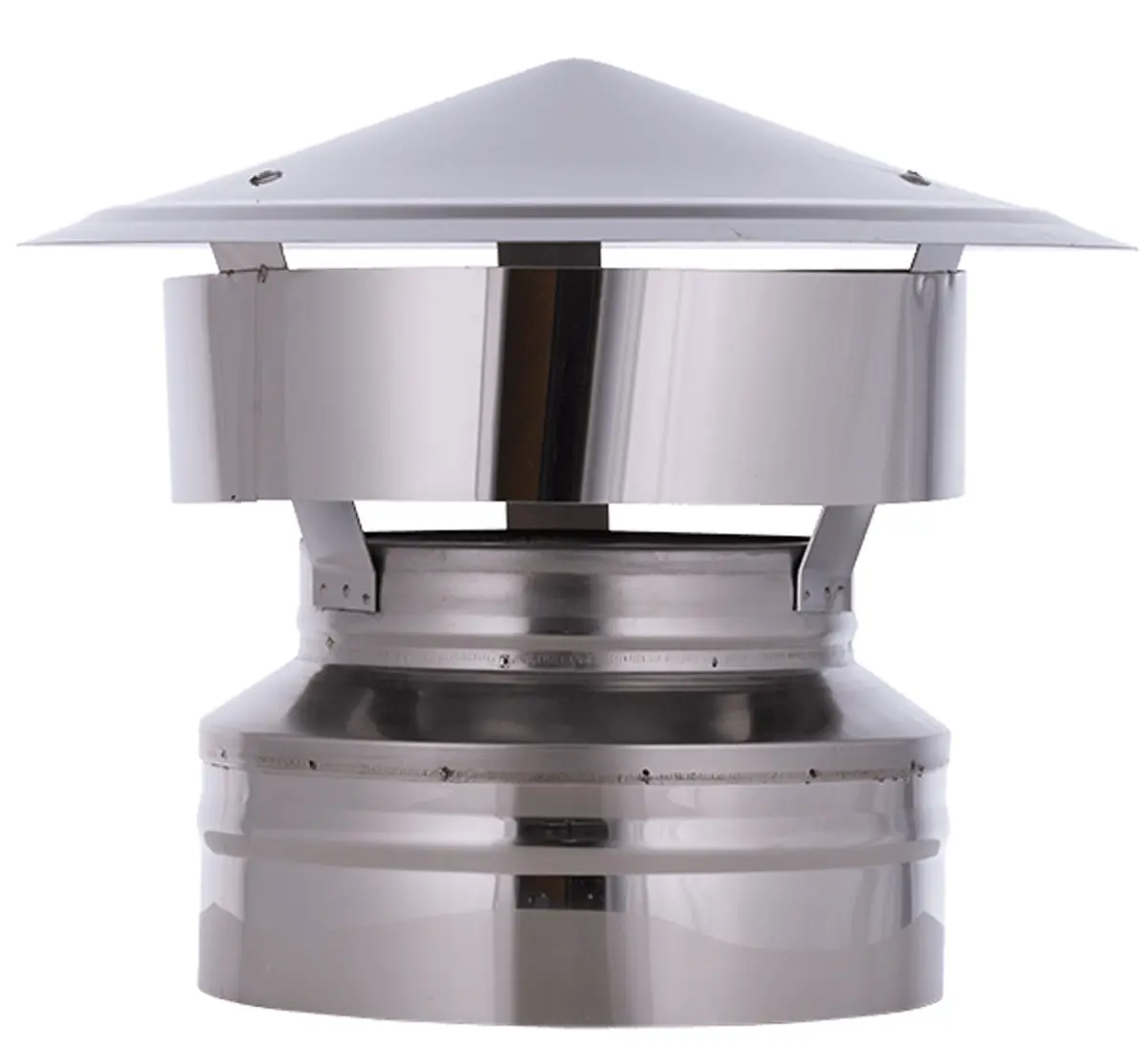 [501008] Regenkap Ø 200mm 0,5mm RVS