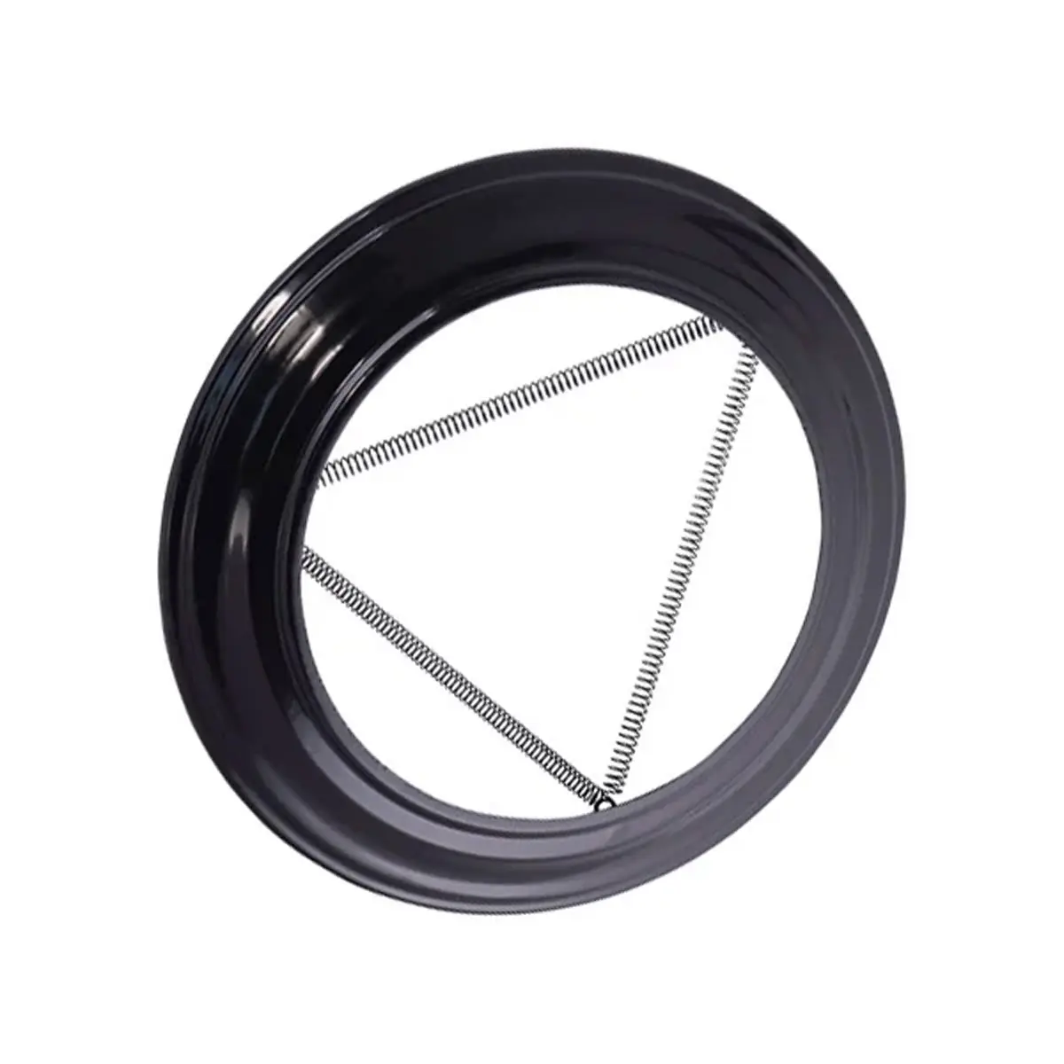 [7500708] Rozet Plafond/Wand Ø 150mm Zwart 40mm rand