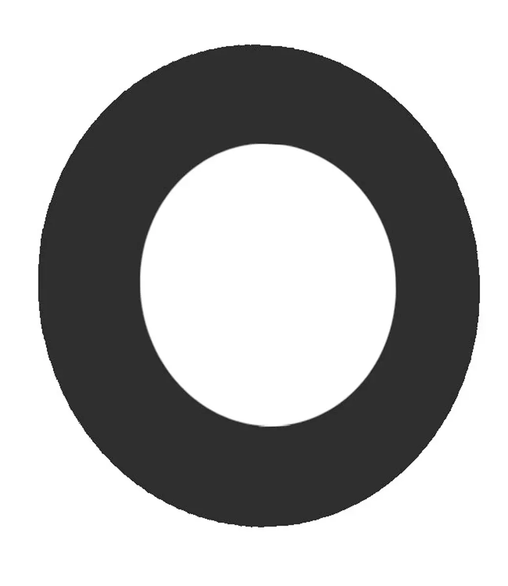 [501419] Rozet Ø 150 zwart