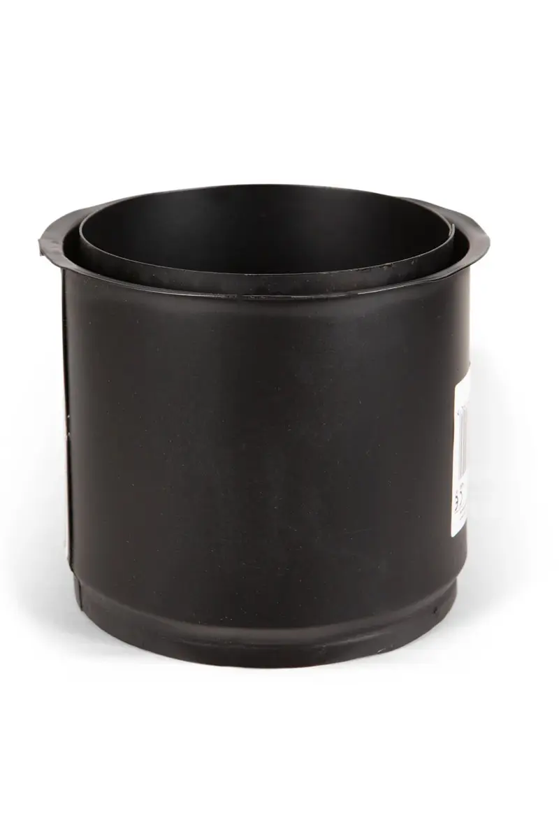 [501430] Schoorsteen insert dubbel Ø 130mm 2mm zwart