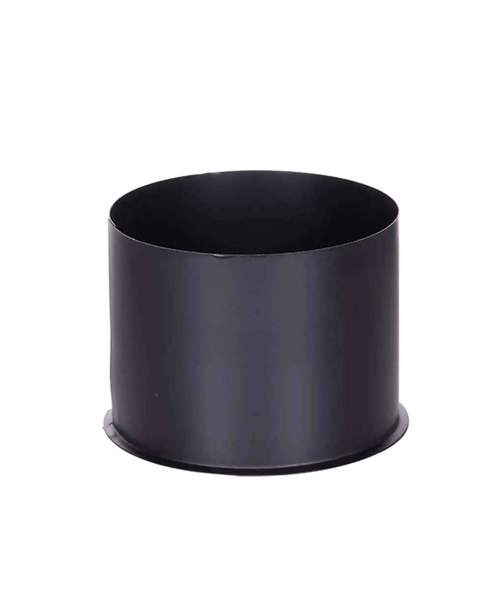 [501425] Schoorsteen insert enkel Ø 150mm 2mm zwart