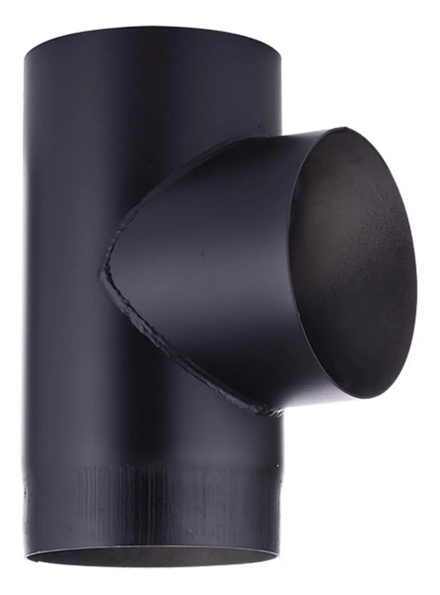 [501388] T-stuk 90˚ Ø 180 2mm zwart