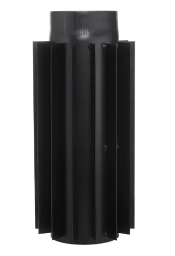 [501414] Radiator 500mm Ø150 zwart